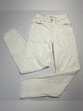 Levi's White 80’s Mom Jeans